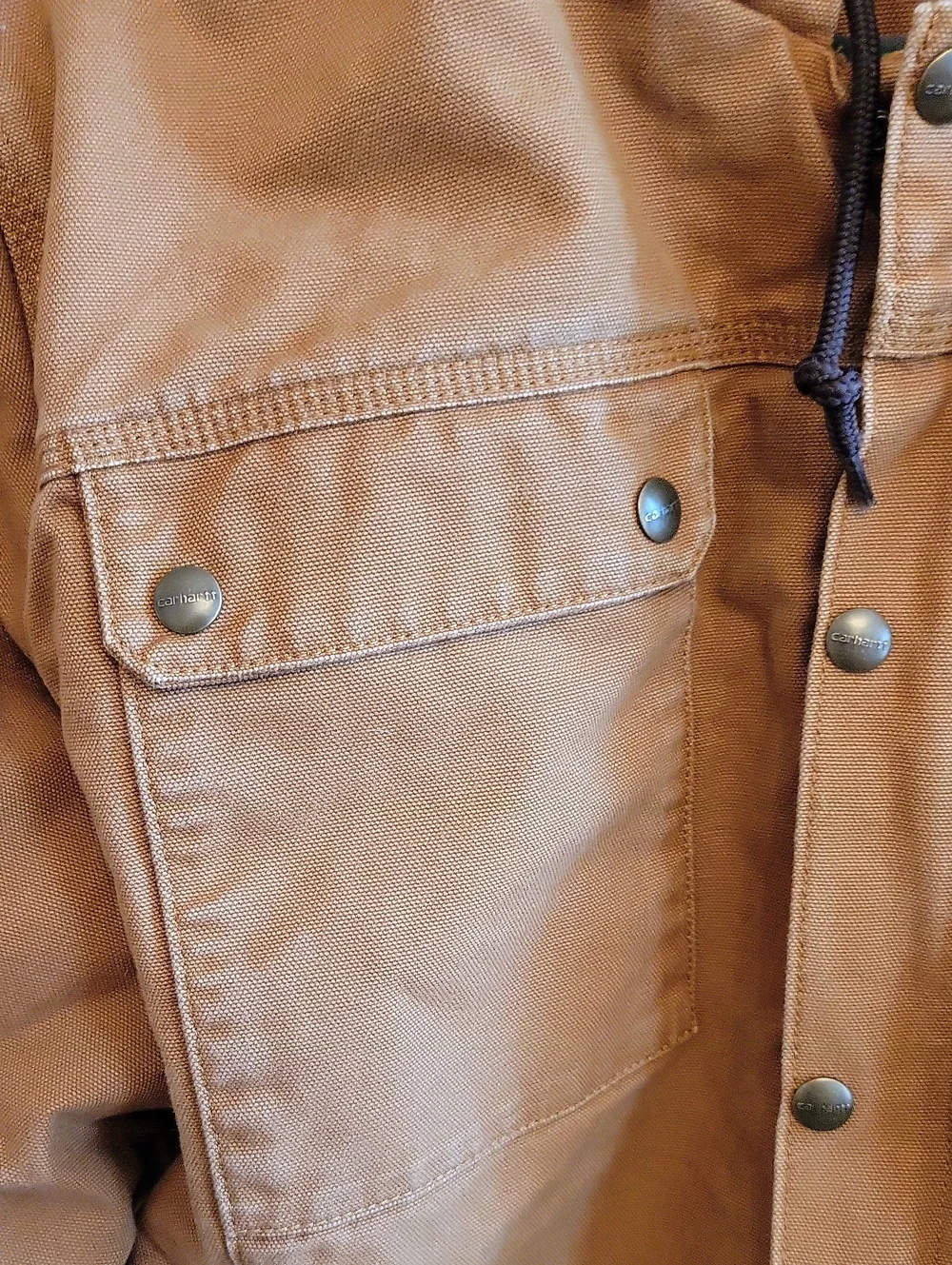 Carhartt Relaxed Fit Washed Duck Utilty Jacket - Picture 4 of 8